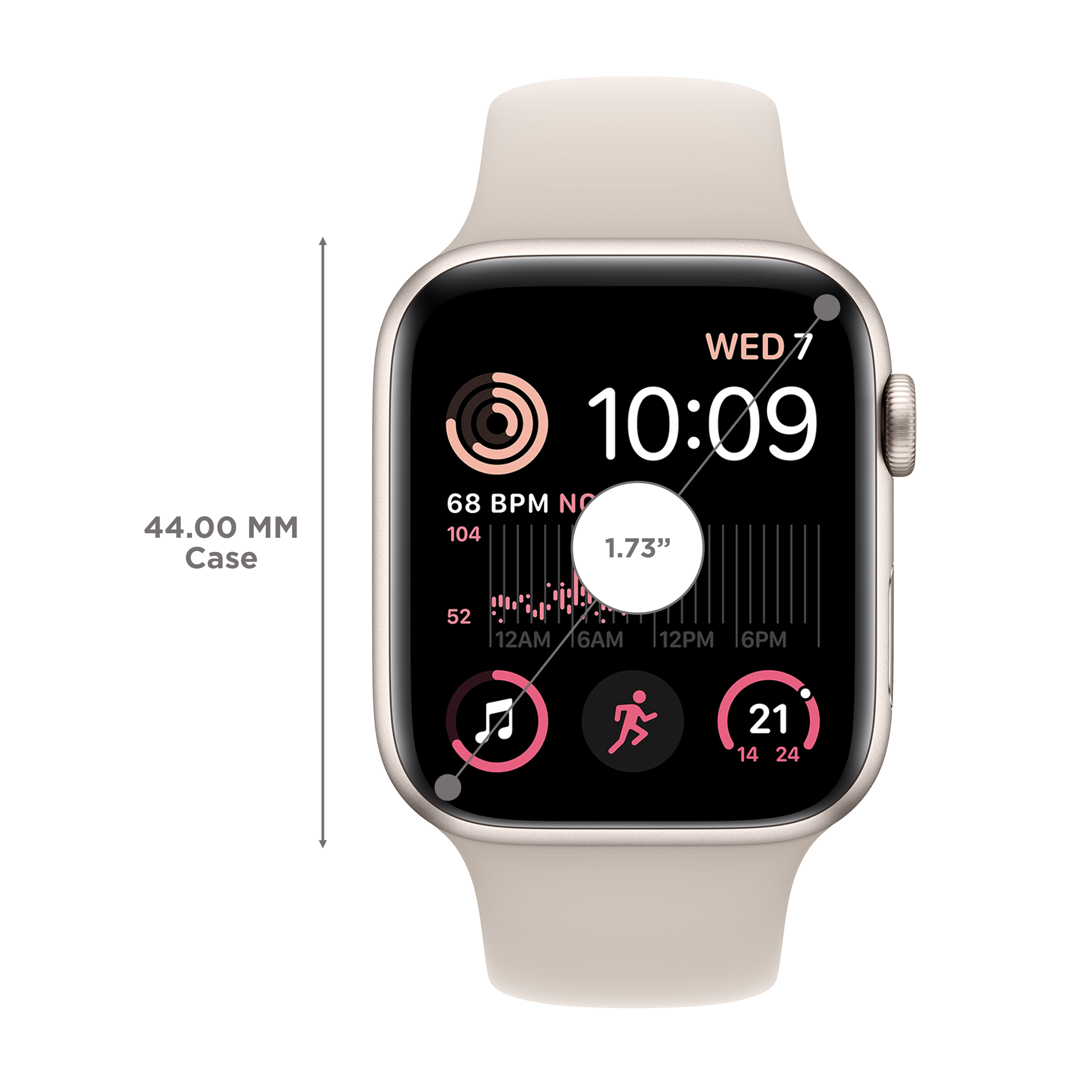 Buy Apple Watch SE GPS + Cellular with Sports Band (44mm Retina LTPO